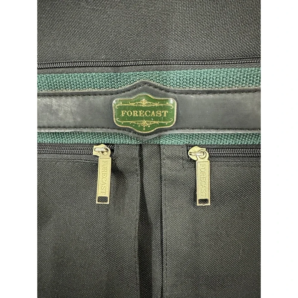 FORECAST Deluxe Garment Bag, Black Canvas (GOOD CONDITION)